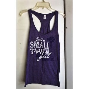 💜“Just A Small Town Girl” Purple Tank Top 💜